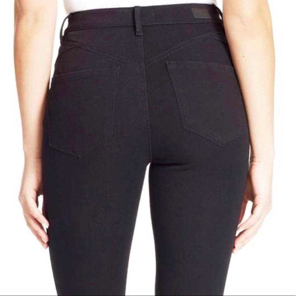 High-Rise Curvy Skinny Jeans-Black Rinse